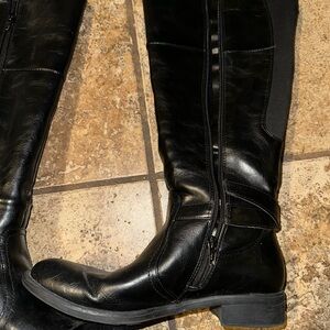 Women's Black Riding Boots size 9